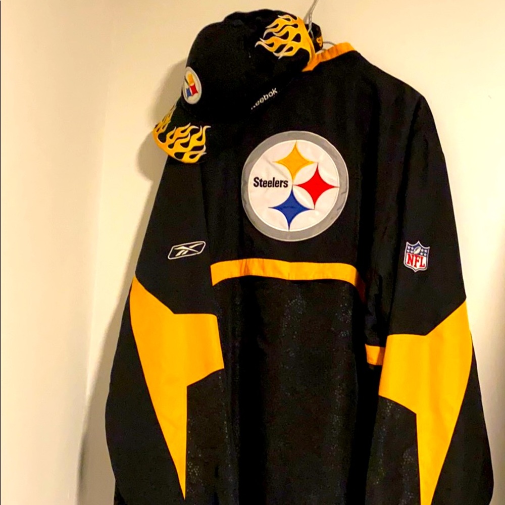 STEELERS NFL ASPACK HAT / NECKZIP SWEATSHIRT